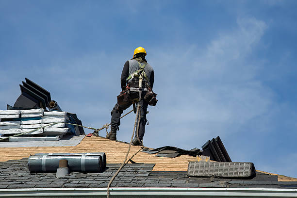 Professional Roofing technician working in South Glens Falls, NY